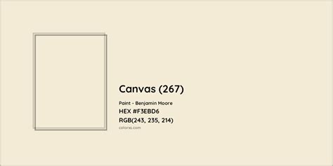 Benjamin Moore Canvas 267 Paint Color Codes Similar Paints And