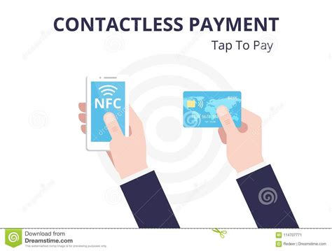 Nfc Concept Contactless Payment With Smartphone Credit