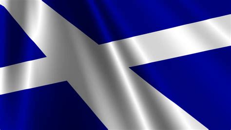 Stock Video Of Scotland Flag Loop 3 1372549 Shutterstock