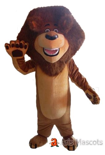 Madagascar Lion Alex Mascot Costume For Party Cartoon Character