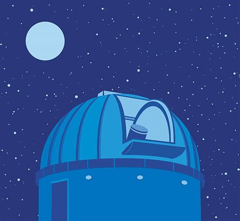 Observatory Telescope Illustrations Royalty Free Vector Graphics