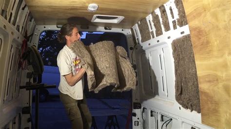 Part 8 Sprinter Van Conversion Wool Insulation Wool Insulation Van