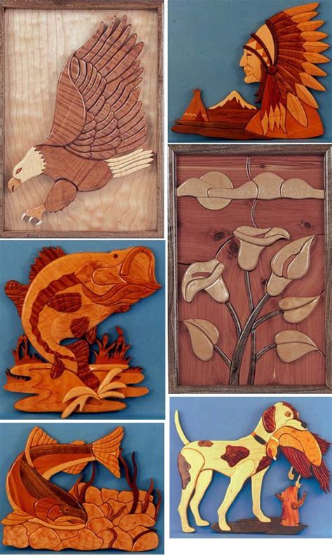 Intarsia Scroll Saw Projects Pattern Collection