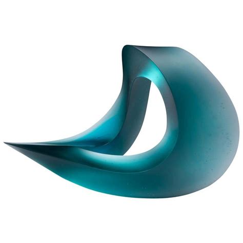 Halycon Contemporary Glass Sculpture By Heike Brachlow Abstract