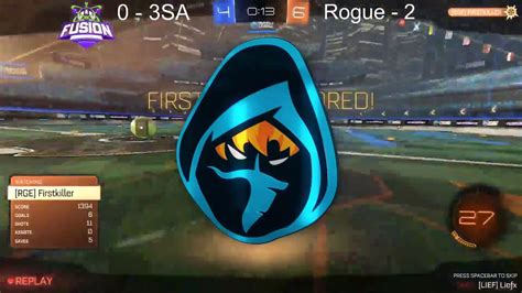 Fusion Na Qualifier Highlights Rogue Rocket League Youtube