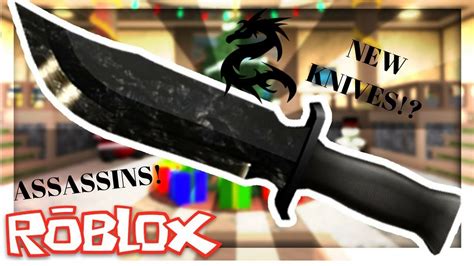 Exotic Codes And New Knives Roblox Assassins Youtube