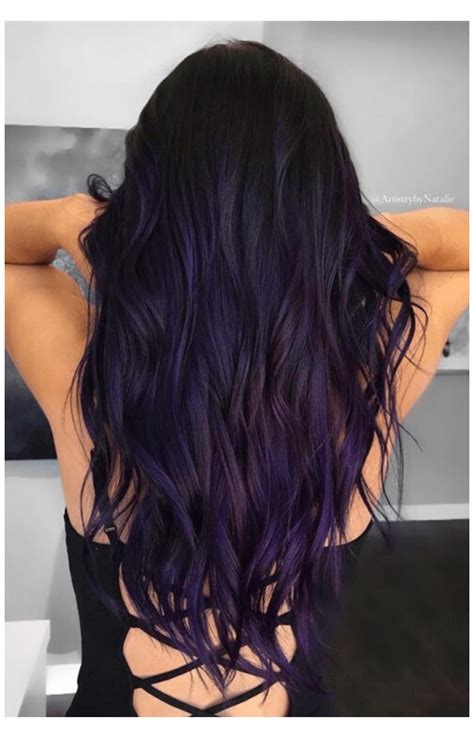 Purple Hair Dye On Black Hair Shower In Garage