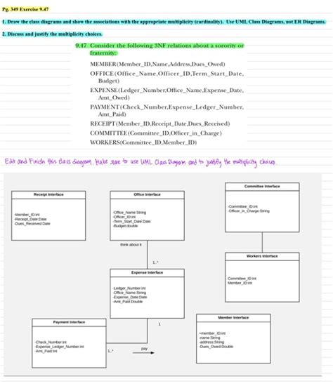 Solved Use Uml Class Diagram To Edit And Finish This Clas