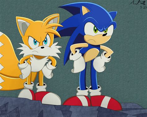 Tails Redraw Sonic Ova In The Sonic X Style For A Collab Art By