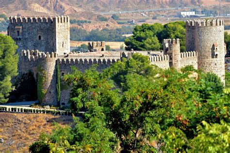 Castle Of San Servando In Toledo Spain Encircle Photos