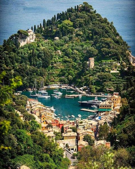 Portofino A Small Fishing Village And Holiday Resort In The Italian