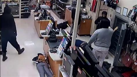 Cctv Camera Catch Robber At The Ez Pawn Youtube