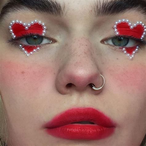 Cherry Heart 🍒 ️ On Instagram “1 2 Or 3 Follow Cherryhato For More ️” Eye Makeup Art Cute
