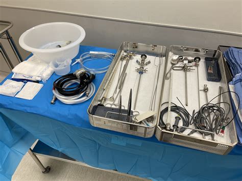 Transurethral Resection Of The Prostate Bladder Turp Turb Mayo Stand And Back Table Setup