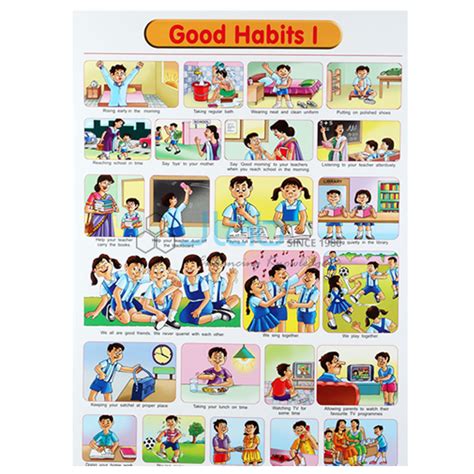 Good Habits Chart India, Good Habits Chart Manufacturer, Good Habits