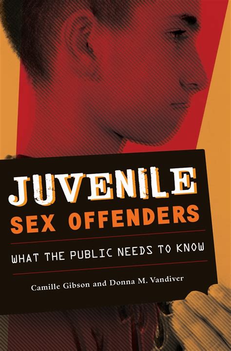 Juvenile Sex Offenders What The Public Needs To Know • Abc Clio