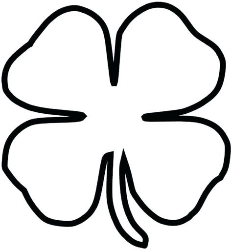 Free Printable Shamrock Coloring Pages Daxaxzhang