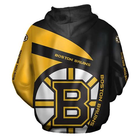 Boston Bruins Hoodie 3d With Hooded Long Sleeve T For Fans Jack