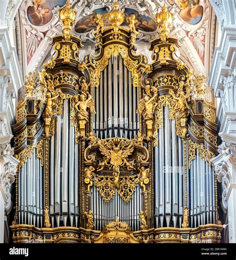 Organ At St Stephans Cathedral Passau It Is The Largest Cathedral