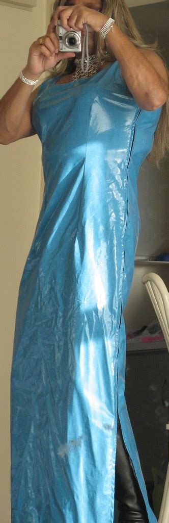 Teal Pvc Gown 2 Lady Melissa Cd Flickr