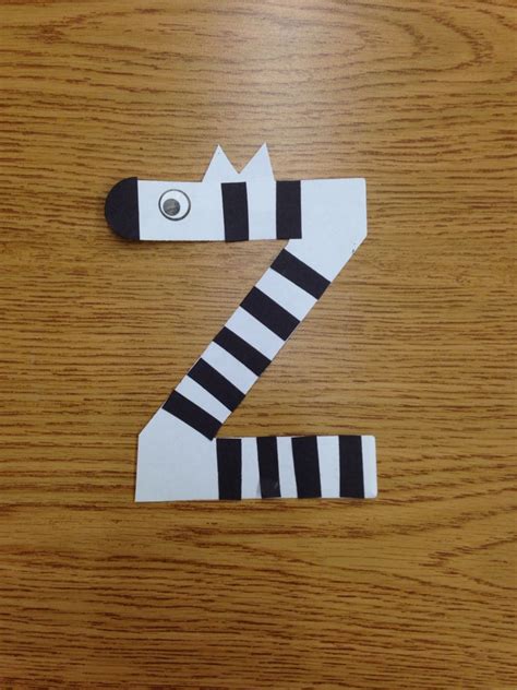 Z Is For Zebra Letter Of The Week Preschool Craft Artofit