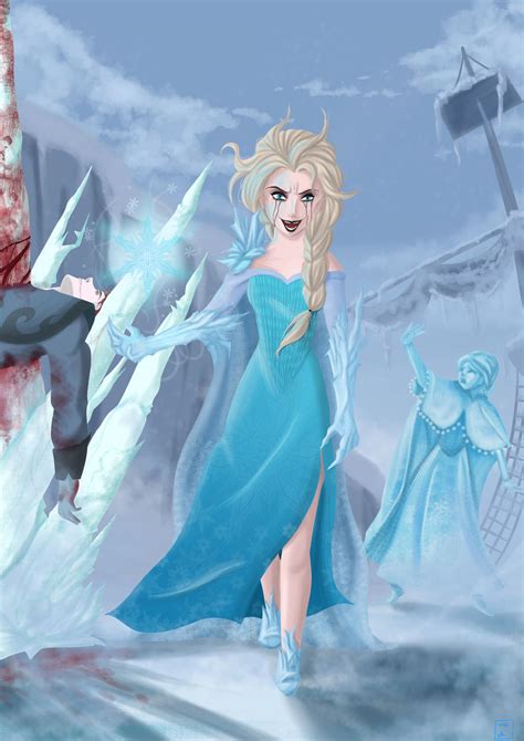 Twisted Princess Elsa By I Love Sasukexsakura On Deviantart