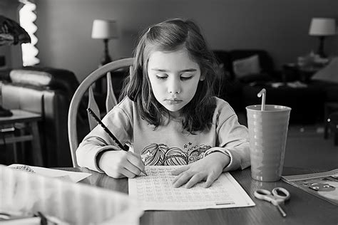 Gianna Homework Bandw ©2015 Carolyn Gallo All Rights Reserv Carolyn Gallo Flickr