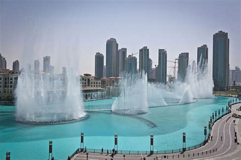 The Music Fountain In Dubai Water Show