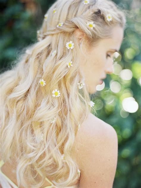 10 Ways To Wear Flowers In Wedding Hair Loverly