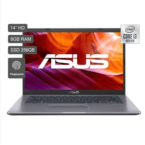 Laptop Asus X409 14 Core I3 10ma Gen 8gb Ram 256gb Ssd Lector Huella
