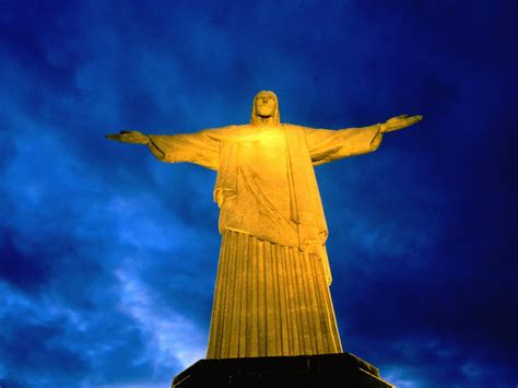 Brazil Rio De Janeiro Statues Cristo Redentor Christ The