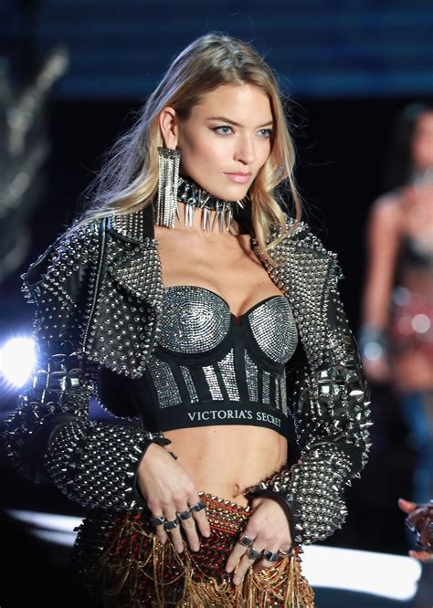 Martha Hunt Walks The Runway In Balmain X Victoria S Secret Embellished With Crystals From