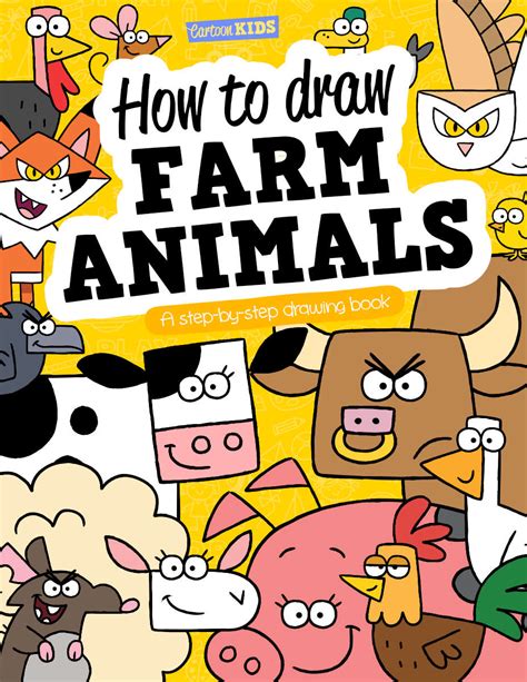 How To Draw Farm Animals Cartoon Kids