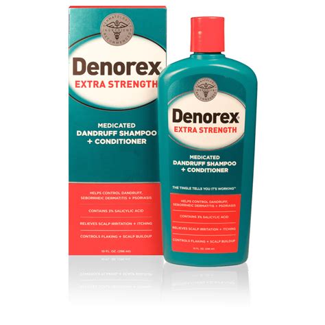 Denorex Extra Strength Medicated Dandruff Shampoo And Conditioner 10