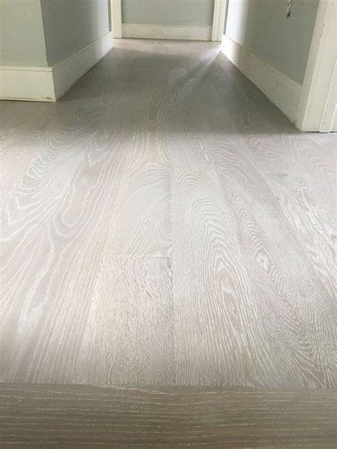 Rubio Monocoat Pre Color Pebble Grey With Super White Hardwood Floor