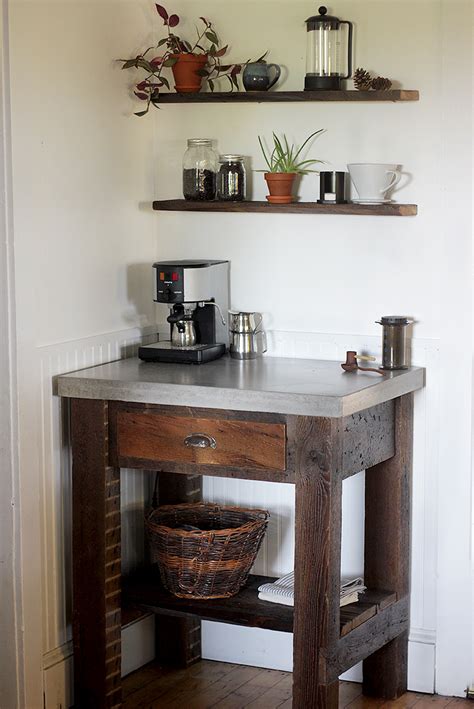 Jun 12, 2018 · i spent about $26 for the wheels and concrete and the smaller concrete base i originally purchased from target was $39. DIY Concrete Top Coffee Bar - The Merrythought