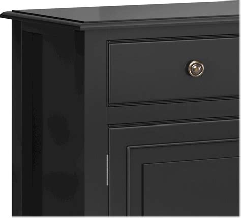 Simpli Home Connaught Traditional Solid Wood Entryway Storage Cabinet