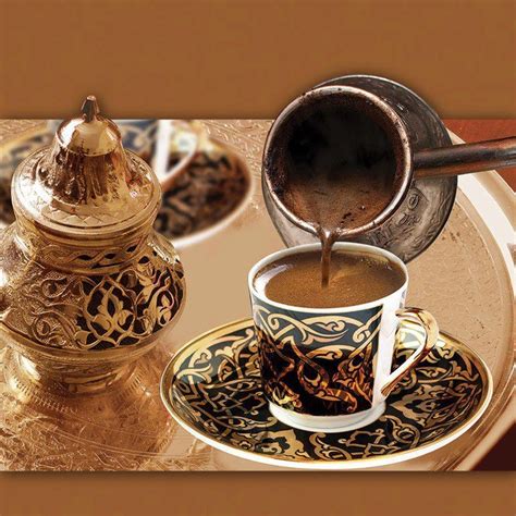 Traditional Turquish Arabic Coffee Idrink Caf Caff A