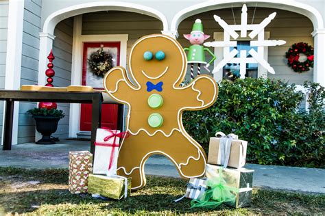 Diy Front Yard Gingerbread Man Christmas Yard Decorations Christmas