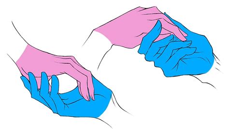 Anime Holding Hands Drawing Base 6 Ways To Draw Anime Hands Holding