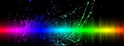 Free Download Bright Rainbow Splash Wallpaper 1680x632 For Your