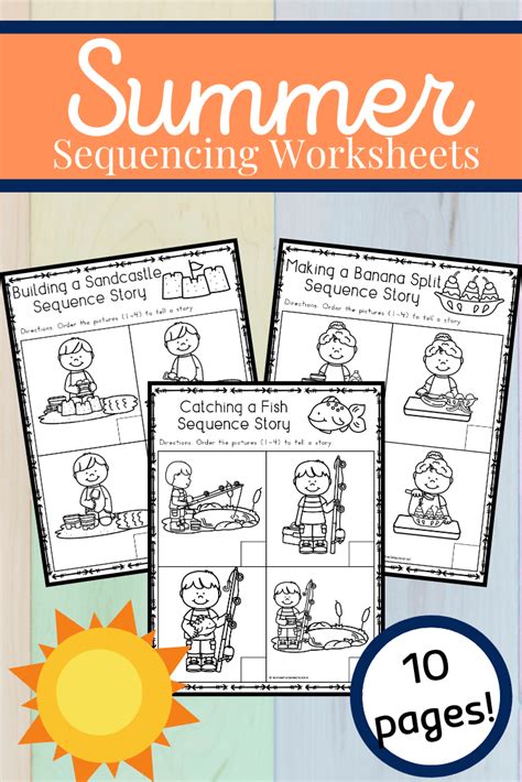 Free Sequencing Worksheets For Summer Learning