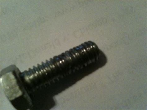 Thread the bolt into a thread gauge. Help - Cross threaded bolt? - Harley Davidson Forums