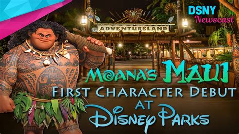 Moanas Maui Debuts As Character At Disney Parks Around The World