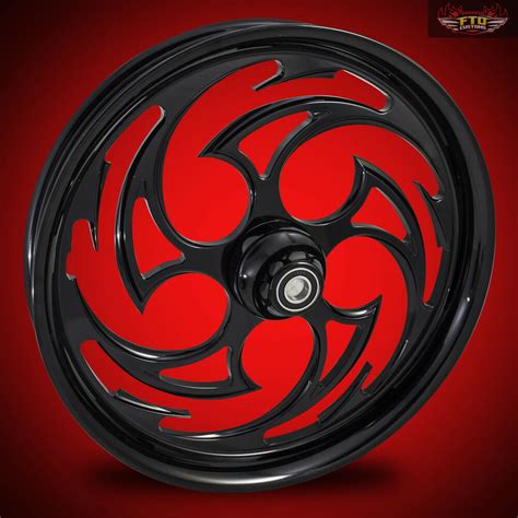 The most popular size wheel for harley touring models is the 21 inch motorcycle wheel. Harley Davidson 21" inch Custom Front Wheel "Predator ...