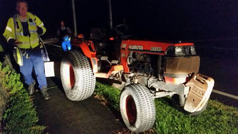 Driver Tasered After 12kmh Cross Country Tractor Chase Nz