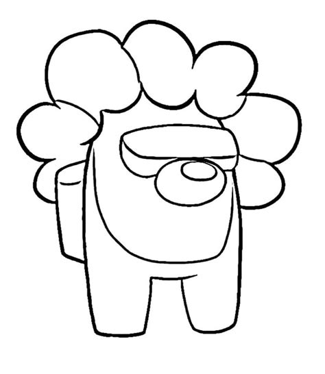 Among Us 9 Coloring Page - Free Printable Coloring Pages for Kids