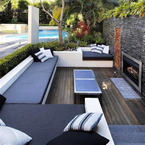 23 Contemporary Patio Outdoor Designs Decorating Ideas Design Trends Premium Psd Vector