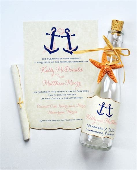 It is very easy and fun to create a beautiful message in the bottle wedding these unique invitations aren't just for a beach wedding. Creative Destination Wedding Ideas | Destination Wedding ...