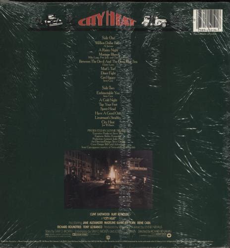 Original Soundtrack City Heat Stickered Shrink Us Vinyl Lp Album Lp Record 785718